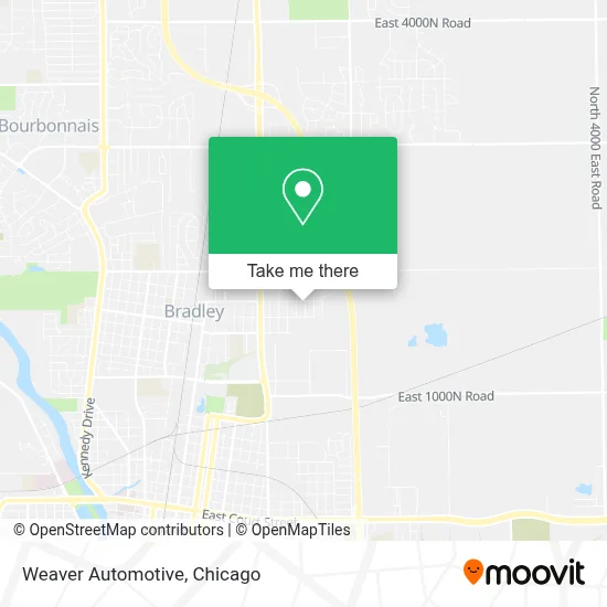 Weaver Automotive map