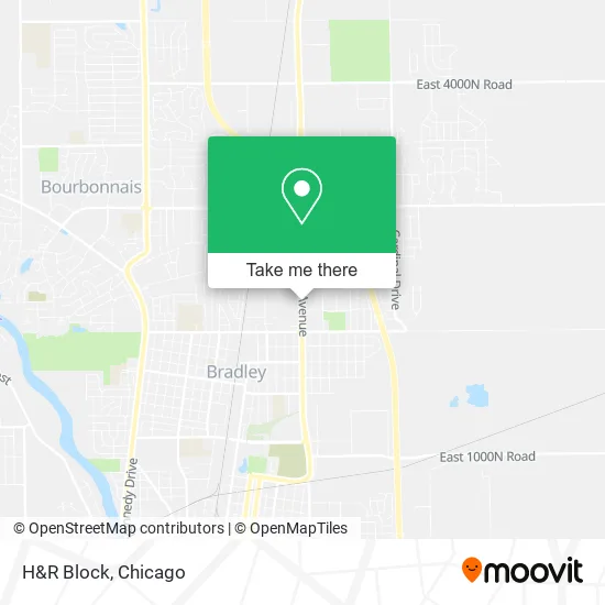 H&R Block map
