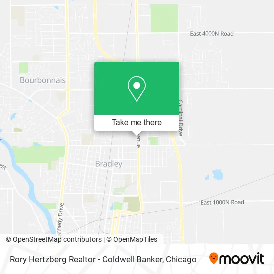 Rory Hertzberg Realtor - Coldwell Banker map