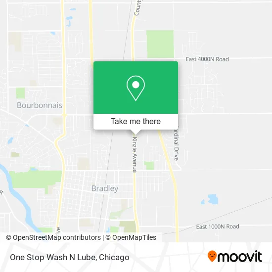 One Stop Wash N Lube map