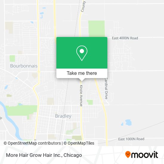 Mapa de More Hair Grow Hair Inc.