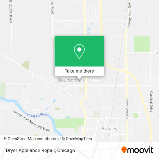 Dryer Appliance Repair map