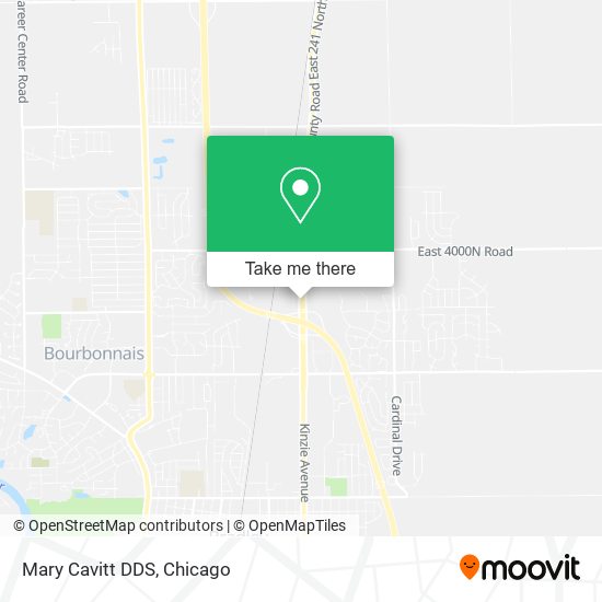 Mary Cavitt DDS map