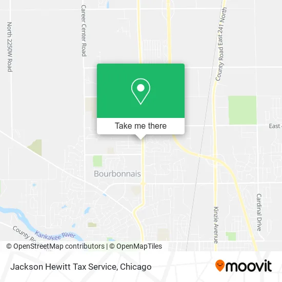 Jackson Hewitt Tax Service map