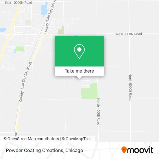 Powder Coating Creations map