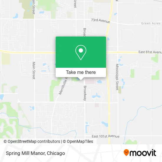 Mapa de Spring Mill Manor