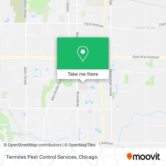 Termites Pest Control Services map