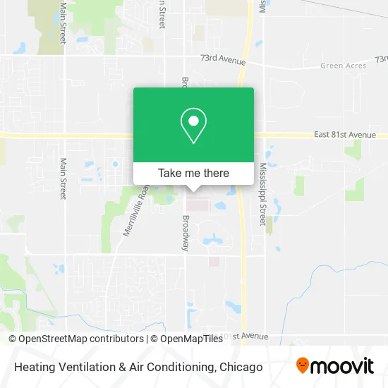 Mapa de Heating Ventilation & Air Conditioning