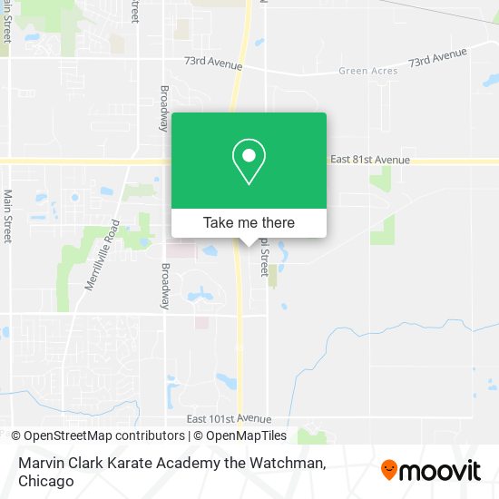 Marvin Clark Karate Academy the Watchman map