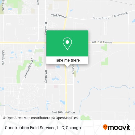 Construction Field Services, LLC map