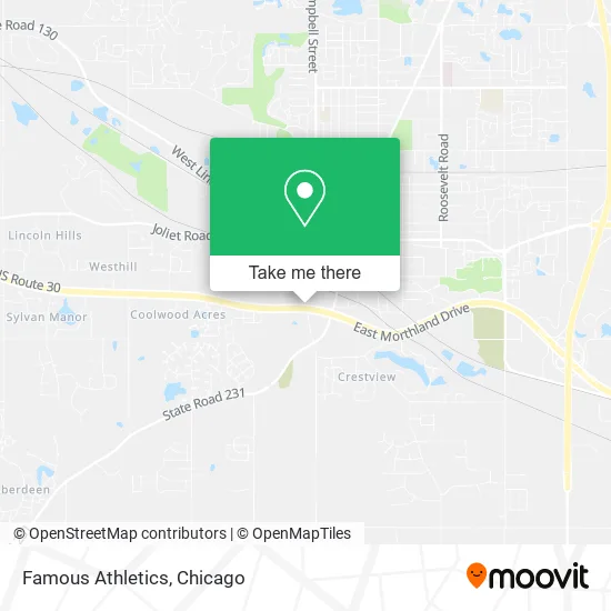 Famous Athletics map
