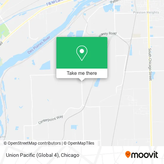 Union Pacific (Global 4) map