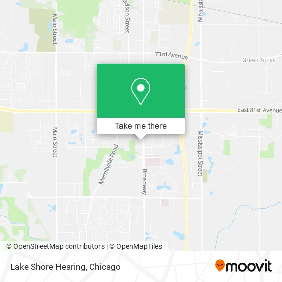 Lake Shore Hearing map