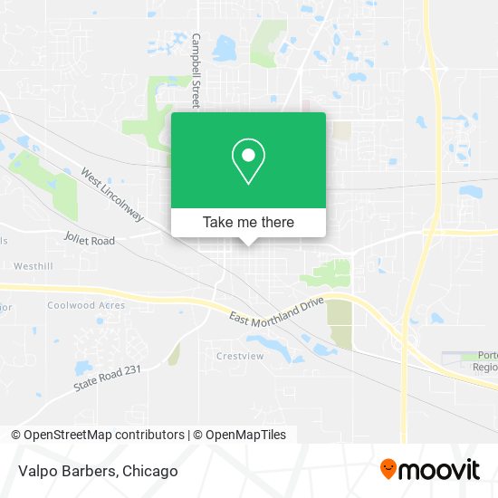 Mapa de Valpo Barbers