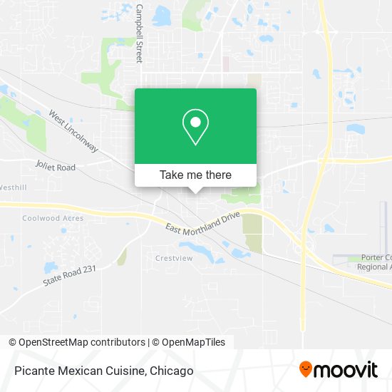 Picante Mexican Cuisine map