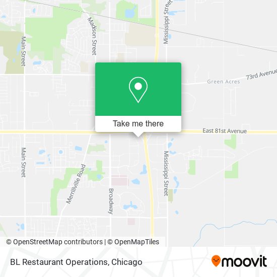 Mapa de BL Restaurant Operations