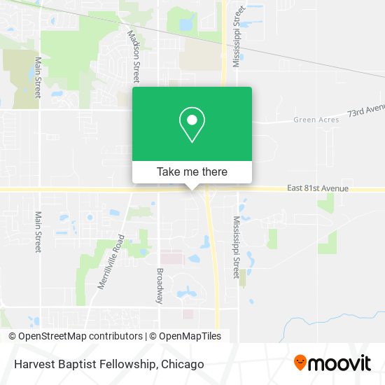 Harvest Baptist Fellowship map