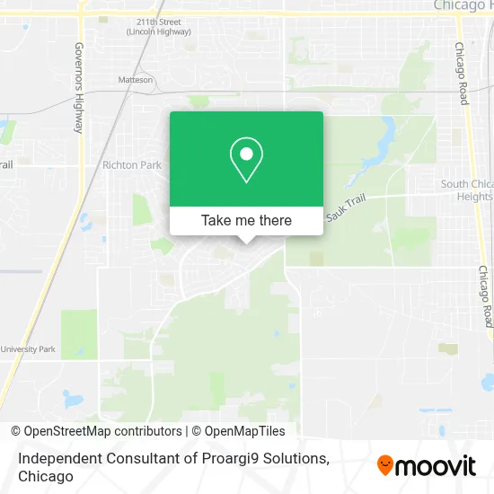 Independent Consultant of Proargi9 Solutions map