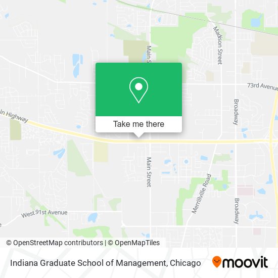 Mapa de Indiana Graduate School of Management