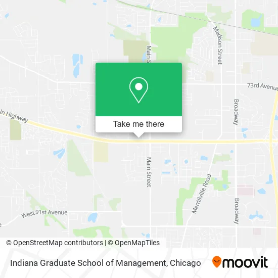 Indiana Graduate School of Management map
