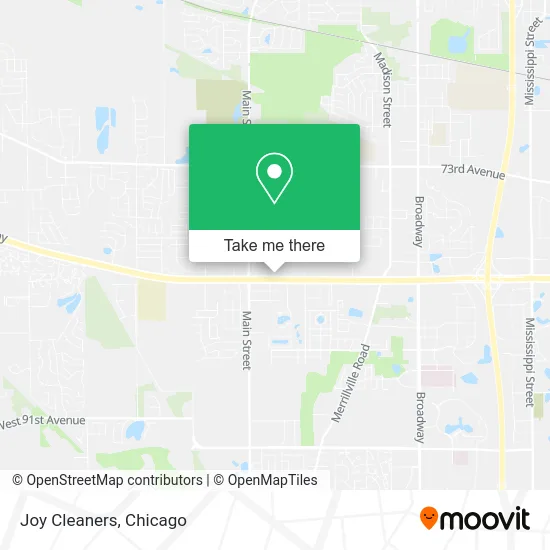 Joy Cleaners map