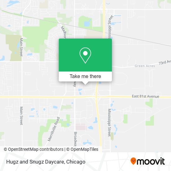 Hugz and Snugz Daycare map
