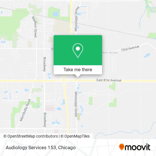 Audiology Services 153 map