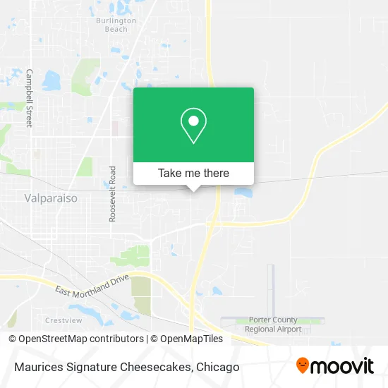 Maurices Signature Cheesecakes map