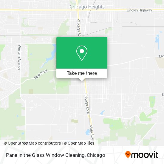 Pane in the Glass Window Cleaning map