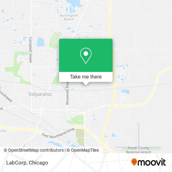 LabCorp map