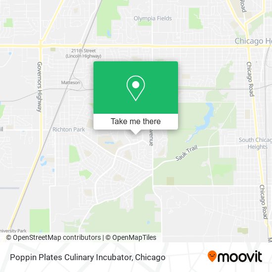 Poppin Plates Culinary Incubator map