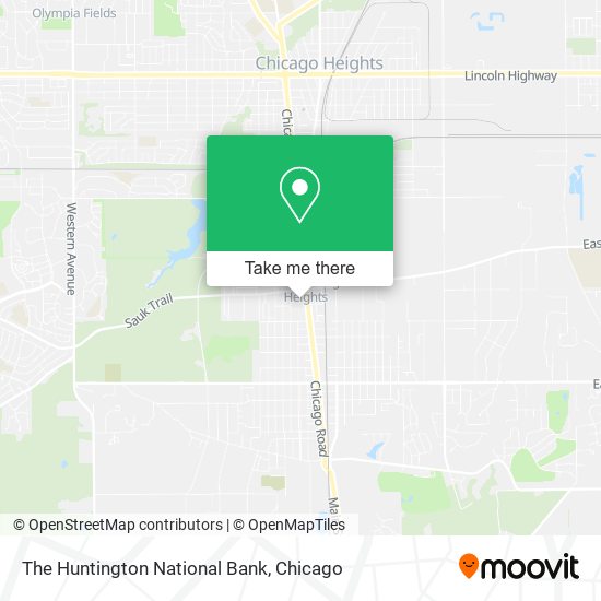The Huntington National Bank map