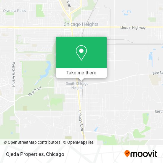 Ojeda Properties map