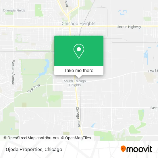 Ojeda Properties map