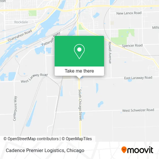 Cadence Premier Logistics map