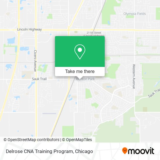 Delrose CNA Training Program map