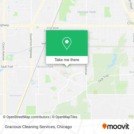 Gracious Cleaning Services map