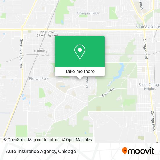 Auto Insurance Agency map