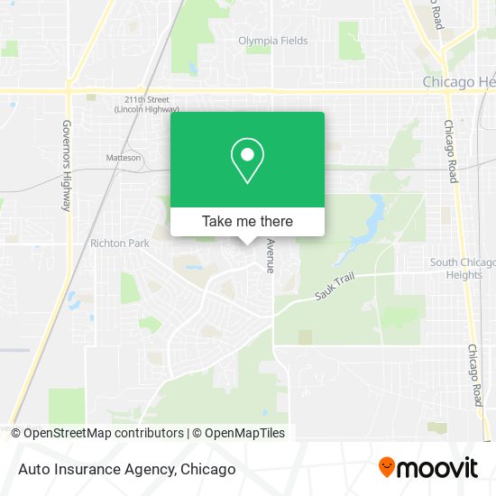 Mapa de Auto Insurance Agency