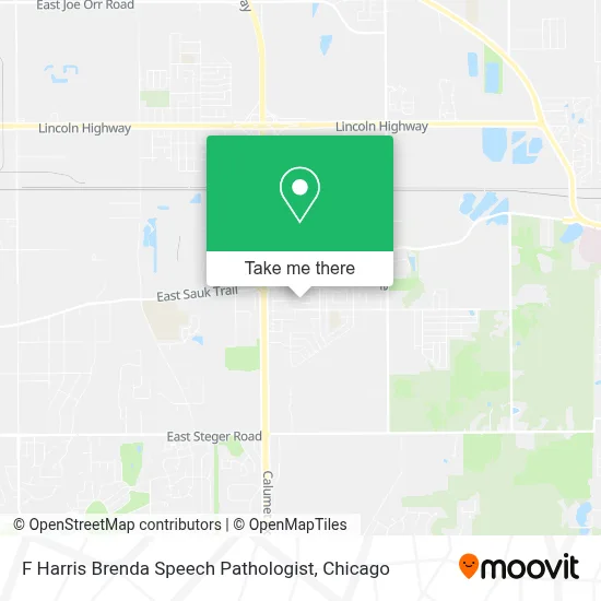 F Harris Brenda Speech Pathologist map