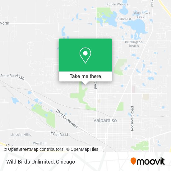 Mapa de Wild Birds Unlimited