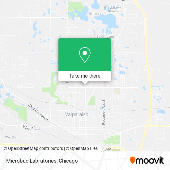 Mapa de Microbac Labratories