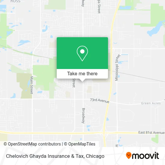 Chelovich Ghayda Insurance & Tax map