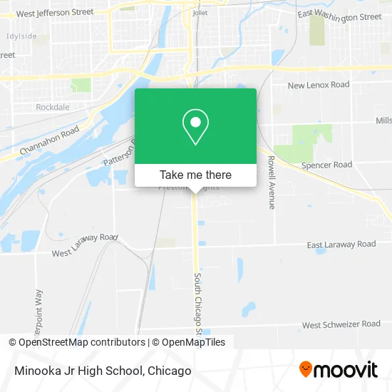 Minooka Jr High School map