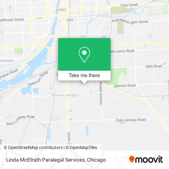 Mapa de Linda McElrath Paralegal Services