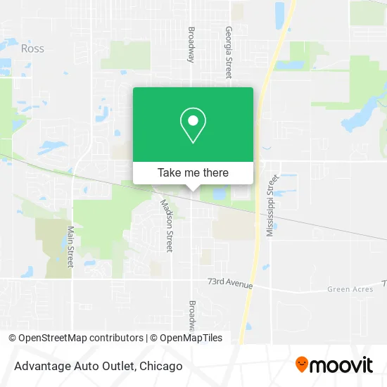 Advantage Auto Outlet map