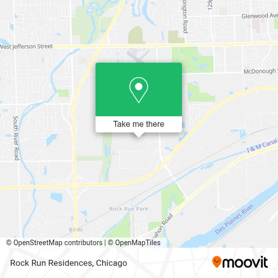 Rock Run Residences map