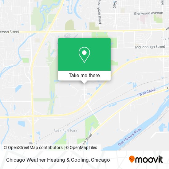 Chicago Weather Heating & Cooling map