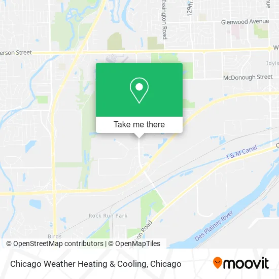 Chicago Weather Heating & Cooling map