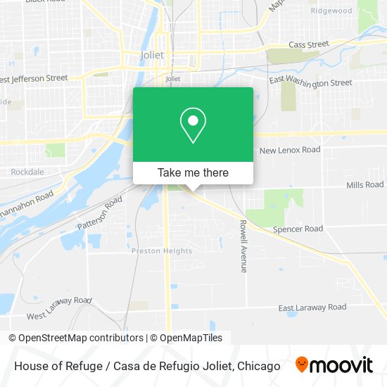 Mapa de House of Refuge / Casa de Refugio Joliet